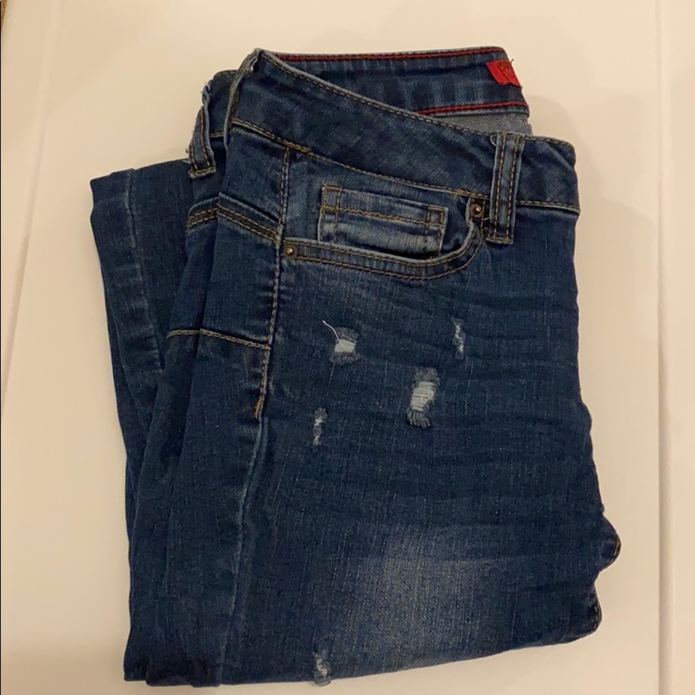 *SOLD* Dark Ripped Jeans